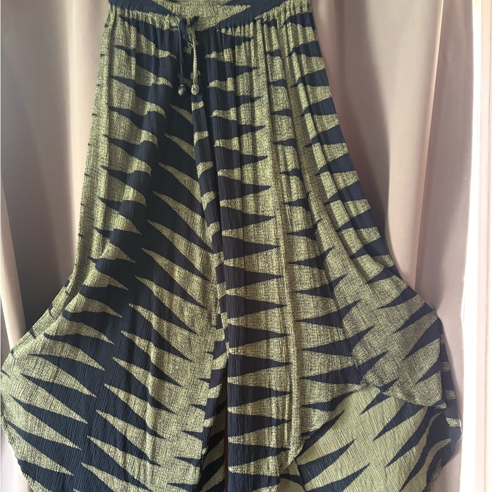 Manaola flowy pant with drawstring in Nanaka print